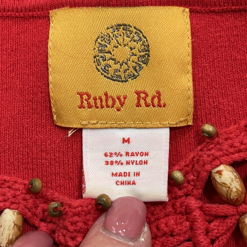 Ruby Rd. Beaded Sweater - Picture 3 of 3